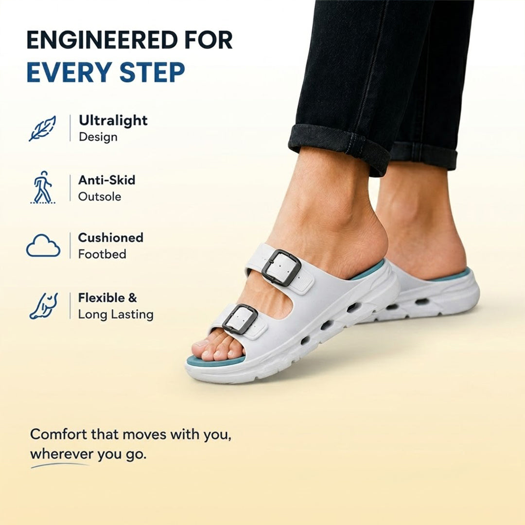 Bersache Extra Soft Classic Casual  with  Regular wear with Ultra Soft & Flexibility Technology Flip-Flop for Men's-(6340-Sea-Green & White).