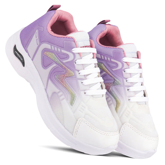 Bersache Sneaker, Loafers ,Casual with Extra comfort Sneaker Colour Changing shoes for Women (Purple-8063)
