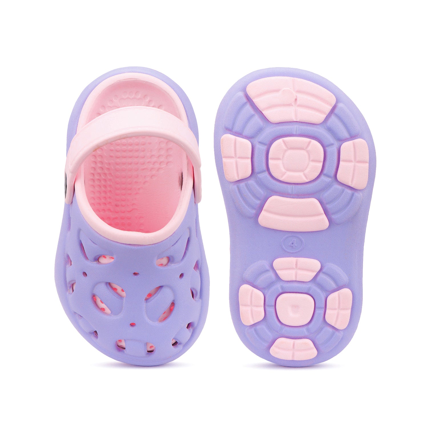 Bersache Extra Soft Classic Casual CHAPPAL with  Regular wear with Ultra Soft & Flexibility Technology Slipper for Kids's - Purple -6316.