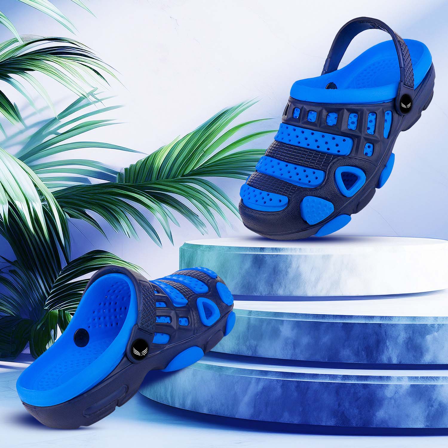 Bersache Extra Soft Classic Casual CHAPPAL with  Regular wear with Ultra Soft & Flexibility Technology Flip-Flop for Kids's-Blue-6166.