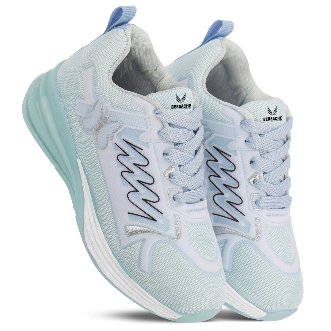 Bersache Premium Sports ,walking,Gym,cricket, Trending  Running Shoes For Women's-(8141-Mint)