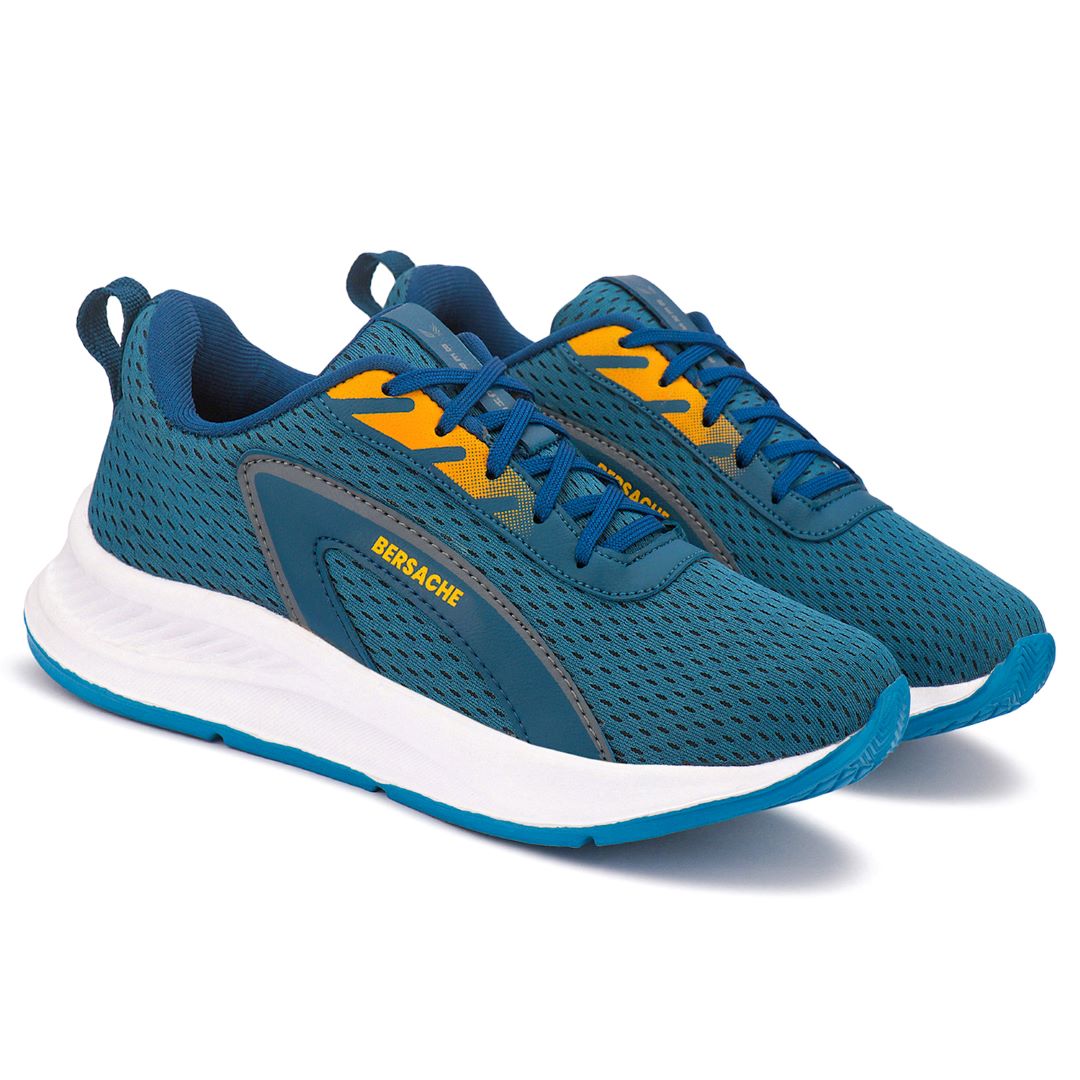Bersache Lightweight Casual Sneaker Shoes For Men (Sky-Blue-8090)