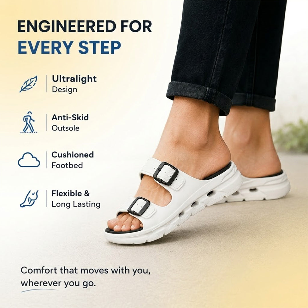 Bersache Extra Soft Classic Casual  with  Regular wear with Ultra Soft & Flexibility Technology Flip-Flop for Men's-(6339-White).