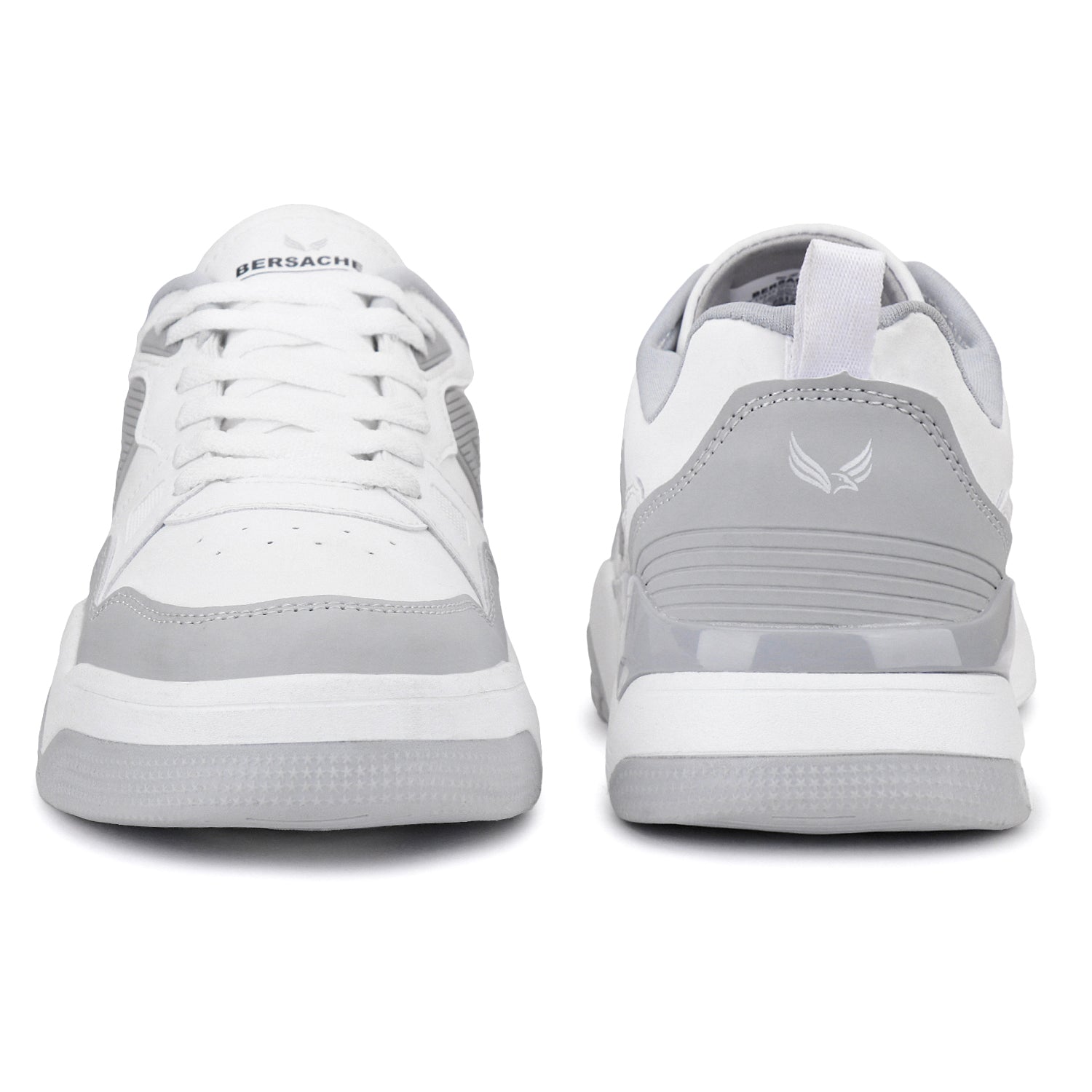 Bersache Casual Sneaker shoe for Men| Soft Cushioned Insole , Slip-Resistance Casuals For Men (White-9222).