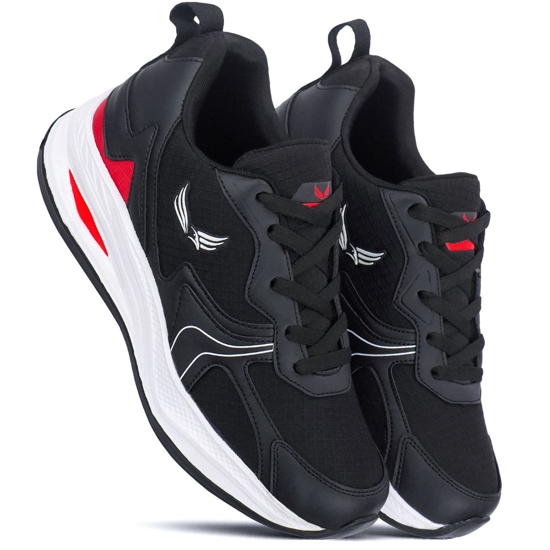 Bersache Casual Sneaker shoe for Men| Soft Cushioned Insole , Slip-Resistance Casuals For Men (8117-Black)