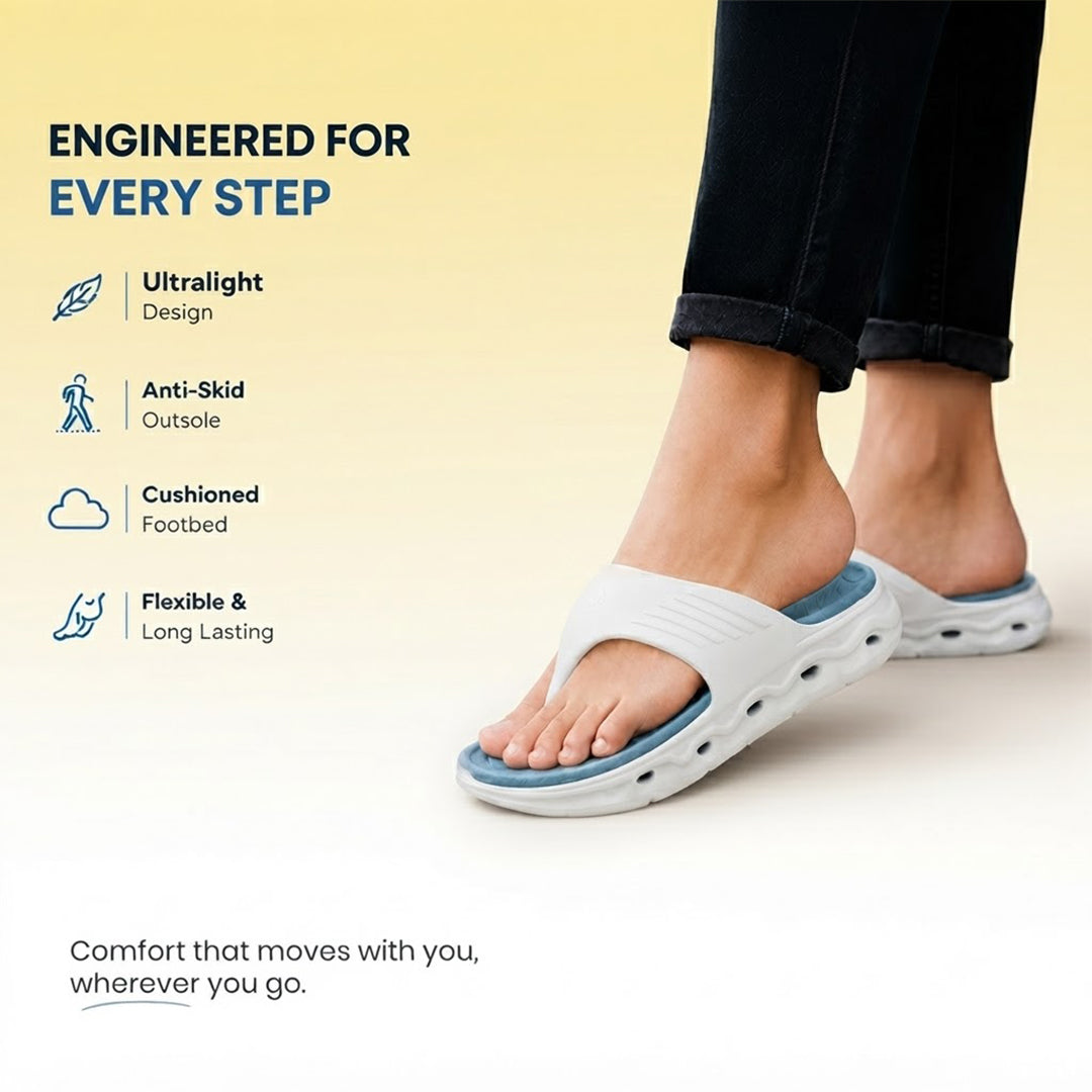 Bersache Extra Soft Classic Casual CHAPPAL with  Regular wear with Ultra Soft & Flexibility Technology  Slippers for Men's-(6343-White & Sea-Green)