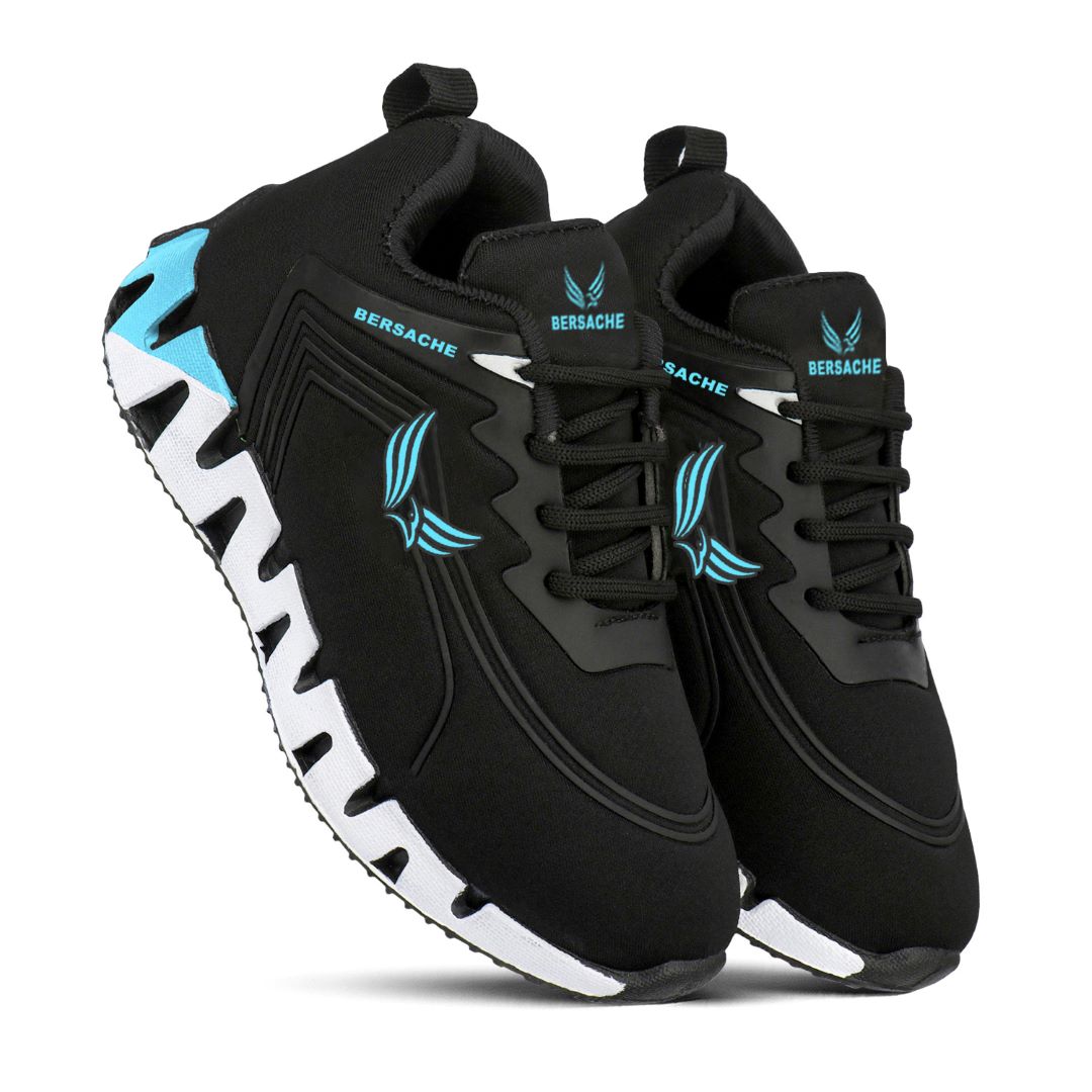 Bersache Premium Sports,walking,Gym,cricket,Trending Running Shoes For Kid's - Blue -8099.