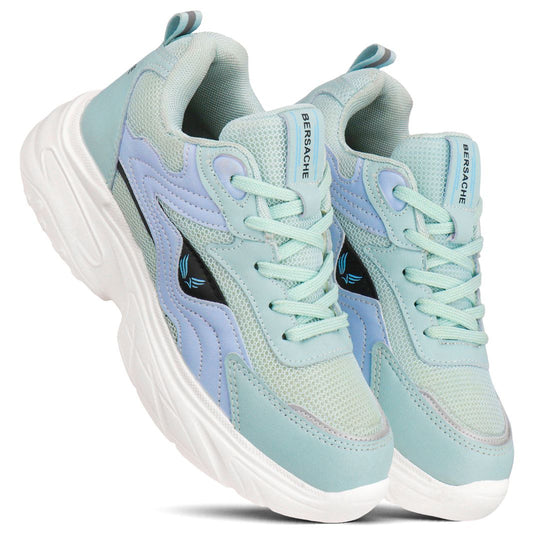 Bersache Premium Sports ,Gym, Trending Stylish Running Colour Changing shoes for Women (8104-Blue)
