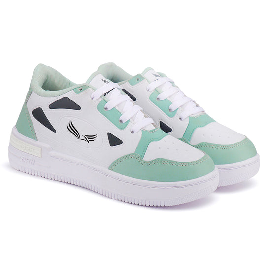 Bersache Premium Sports ,Gym, Trending Stylish Running Colour Changing shoes for Women (8065-Green)
