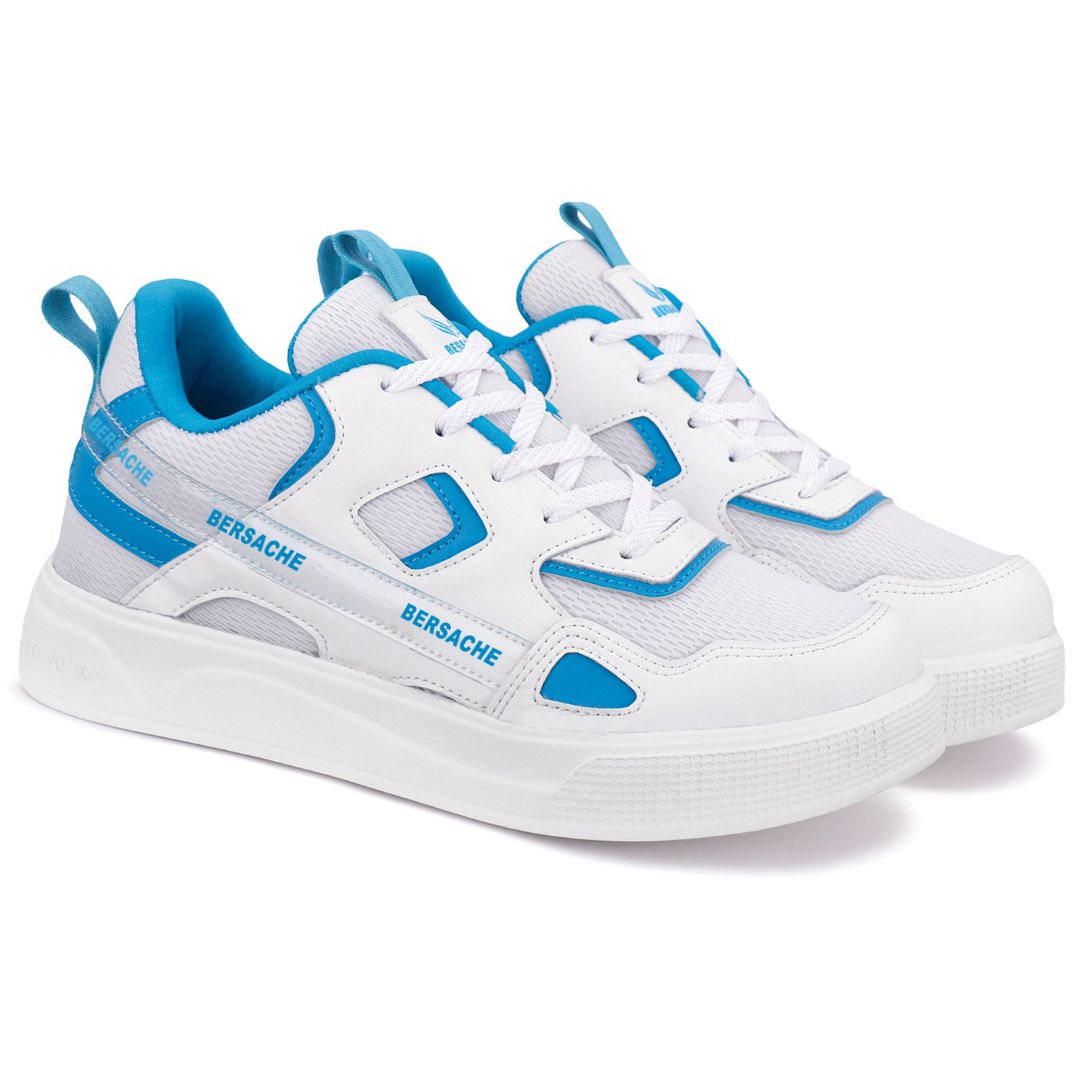 Bersache Premium Sports ,walking,Gym,cricket, Trending  Running Shoes For Men's (White-8126)