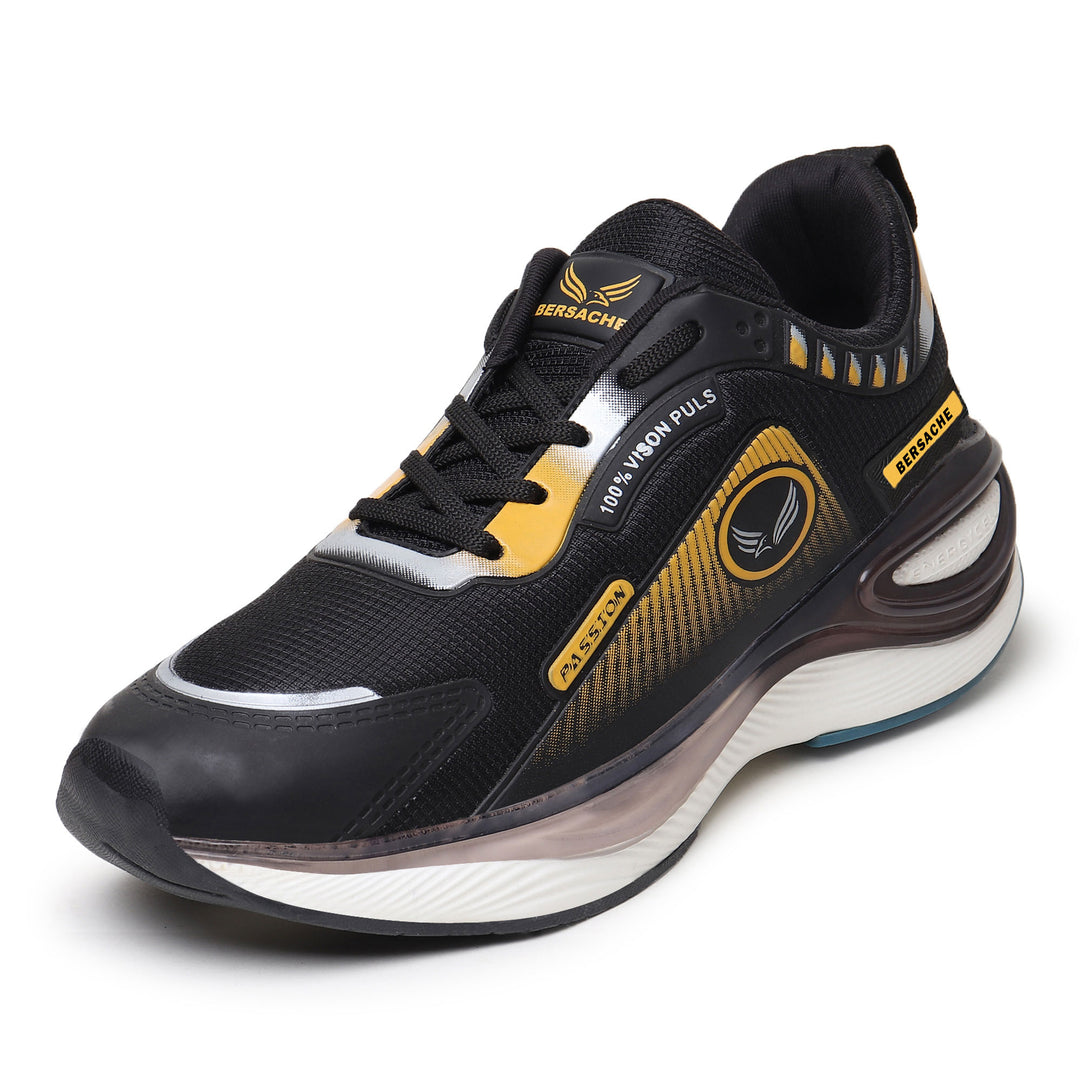 Bersache Premium Sports ,Gym, Trending Stylish Running Shoes For Men  (9199-Black)