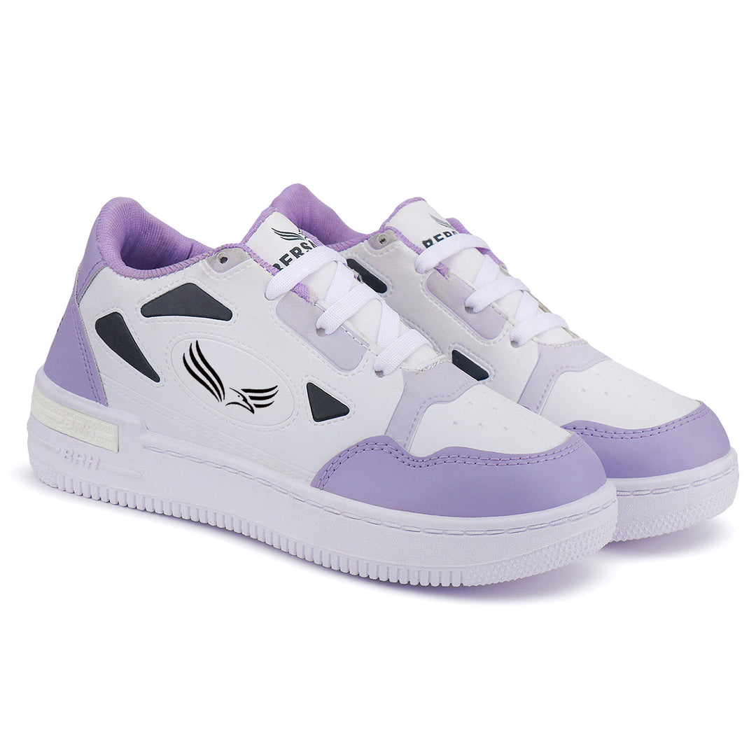 Bersache Premium Sports ,Gym, Trending Stylish Running Colour Changing shoes for Women (8067-Purple)