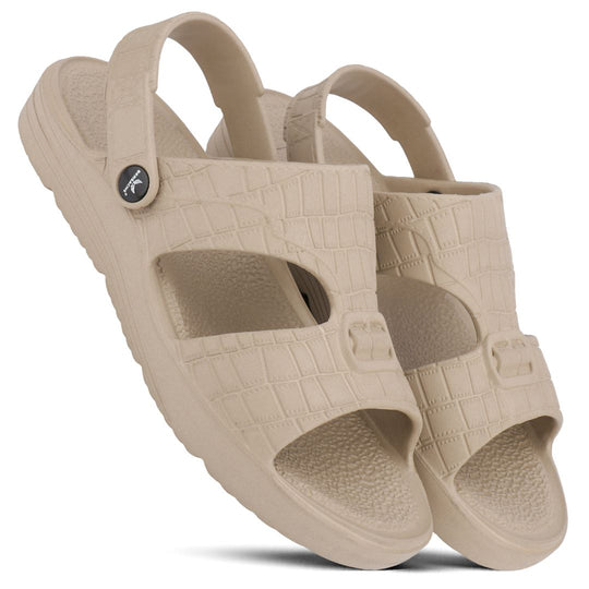 Bersache Extra Soft Classic Casual with  Regular wear with Ultra Soft & Flexibility Technology Sandal For Men's & Boy's Beige-6272