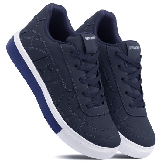 Bersache Premium Sports ,walking,Gym,cricket, Trending  Running Shoes For Men's (Dark-Blue-8121)