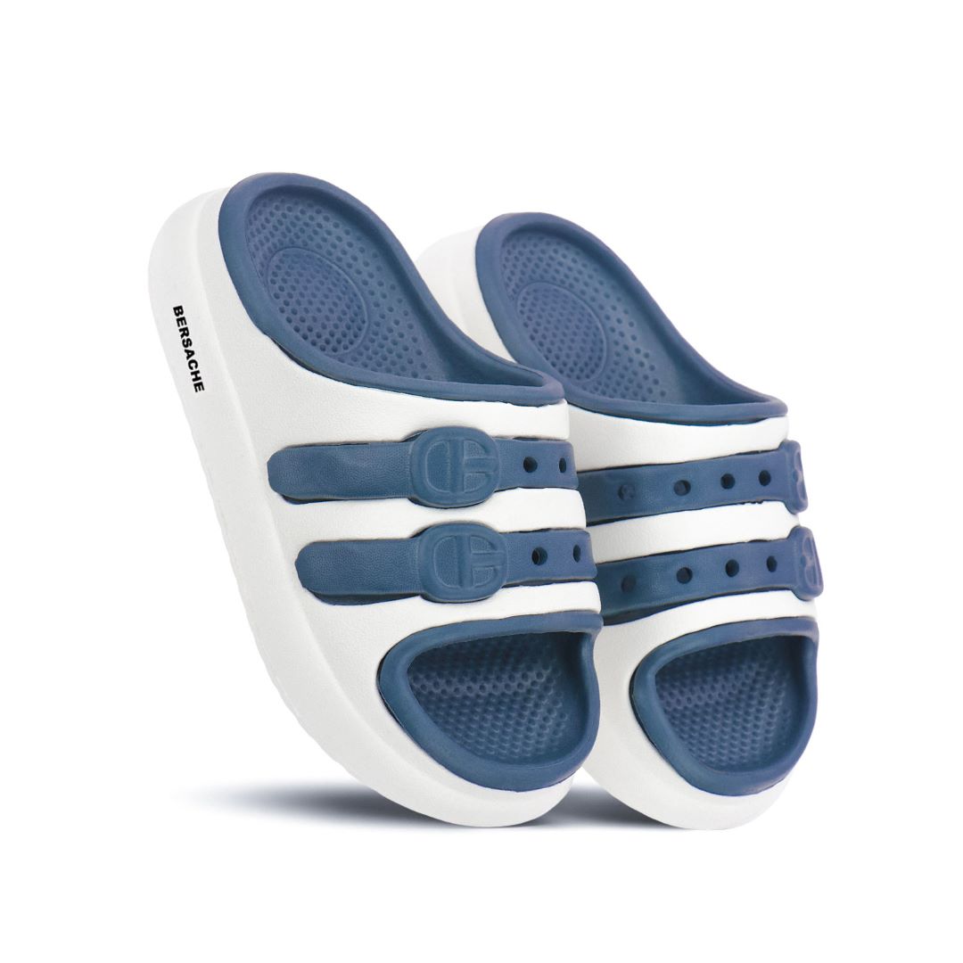 Bersache Extra Soft Classic Casual CHAPPAL with  Regular wear with Ultra Soft & Flexibility Technology Clog's for Kids's - White-6320.