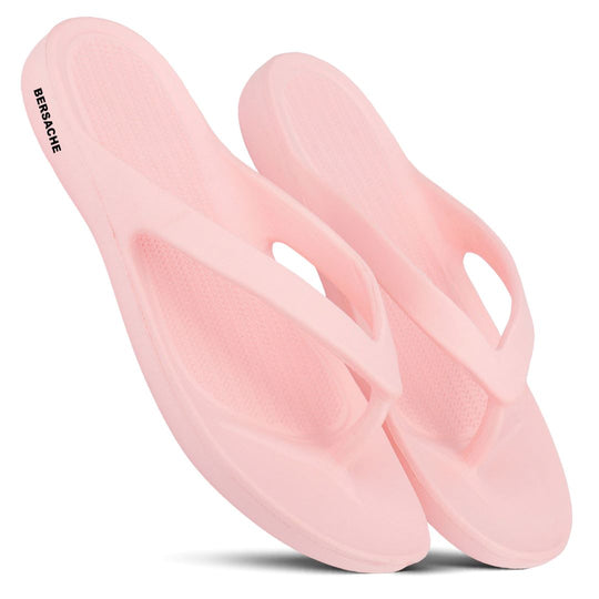 Bersache Extra Soft Classic Casual with  Regular wear with Ultra Soft & Flexibility Technology Slipper For Women's & Girl's-(6253-Pink)