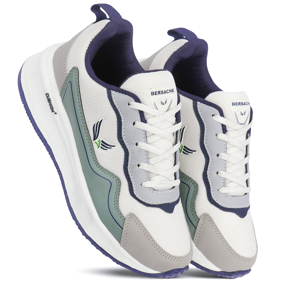 Bersache Casual Sneaker shoe for Men| Soft Cushioned Insole , Slip-Resistance Casuals For Men (Green-8146)