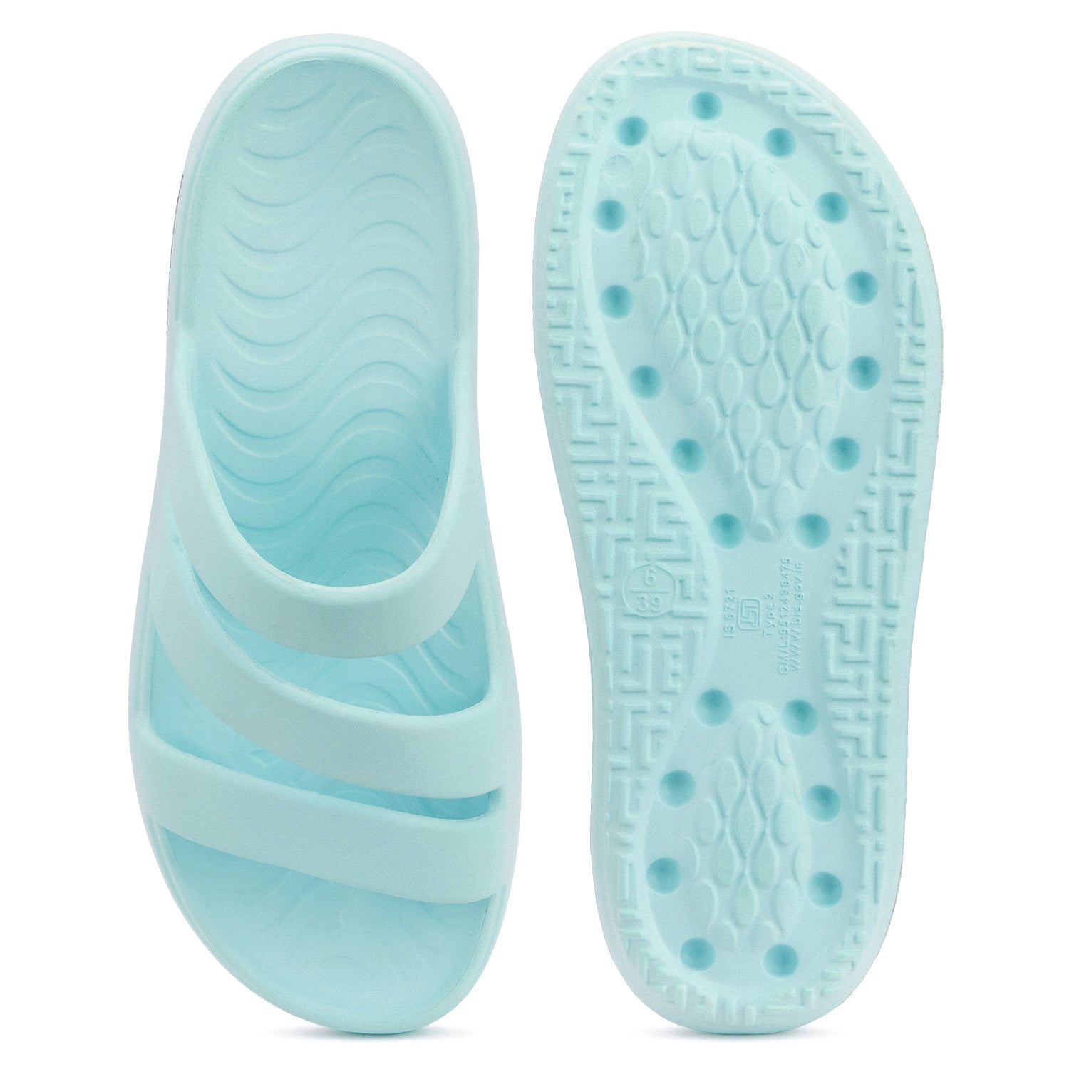 Bersache Extra Soft Classic Casual  with  Regular wear with Ultra Soft & Flexibility Technology Slipper for Women's-(6309-Blue)