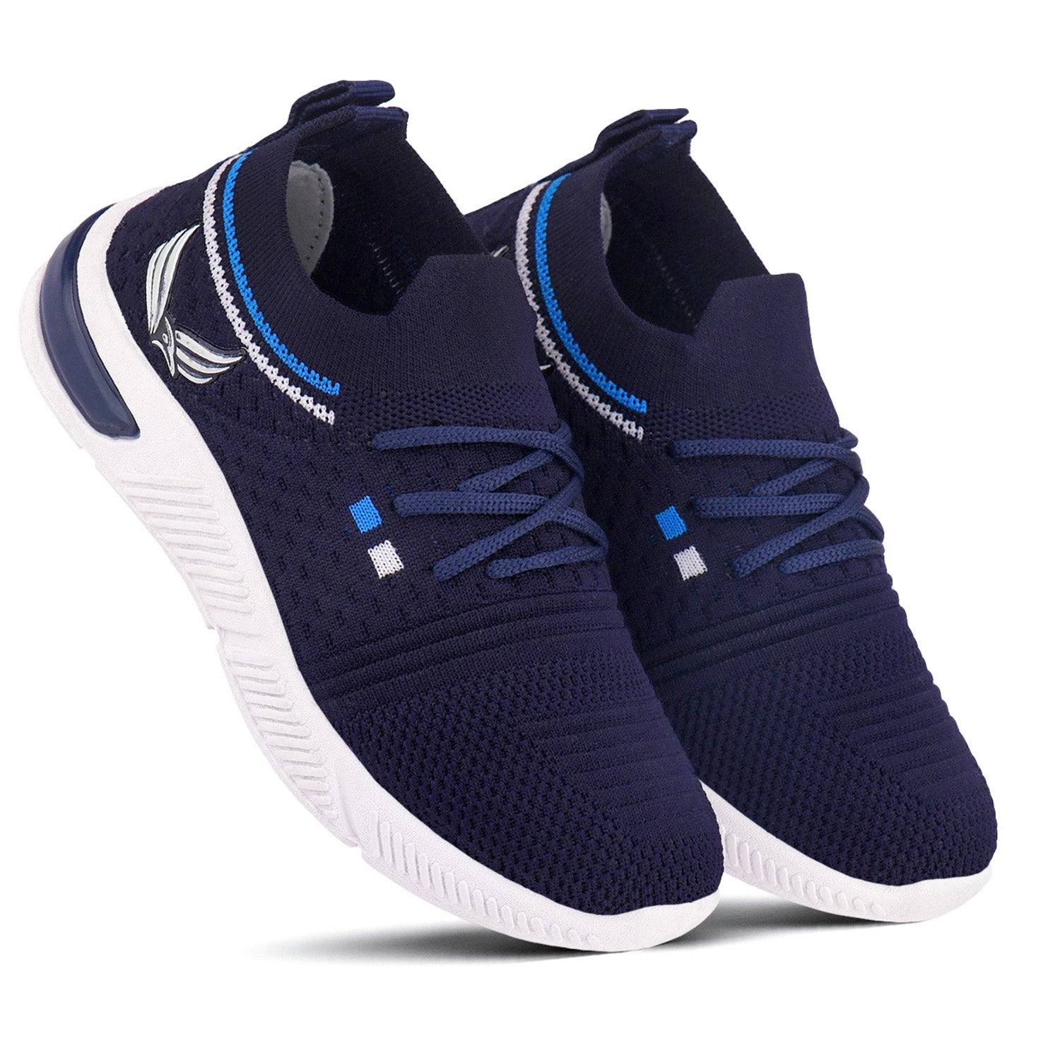 Bersache Premium Sports,walking,Gym,cricket,Trending Running Shoes For Kid's - Blue -8084.