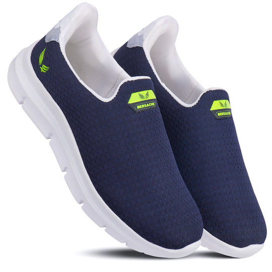Bersache Lightweight Casual Sneaker Shoes For Men Blue-8071