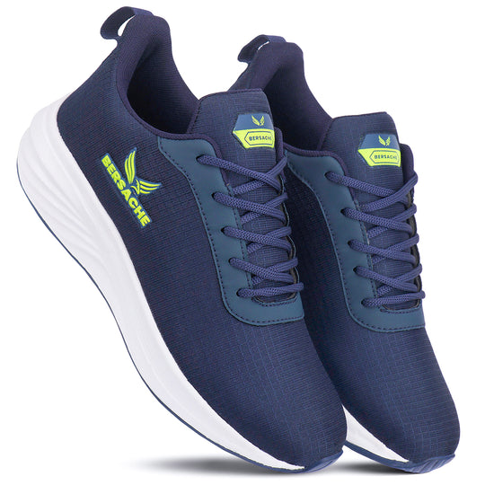Bersache Lightweight Casual Sneaker Shoes For Men Blue-8069