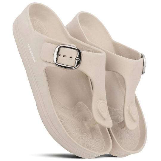 Bersache Extra Soft Classic Casual  with  Regular wear with Ultra Soft & Flexibility Technology Sandals for Men's-(6289-Beige)