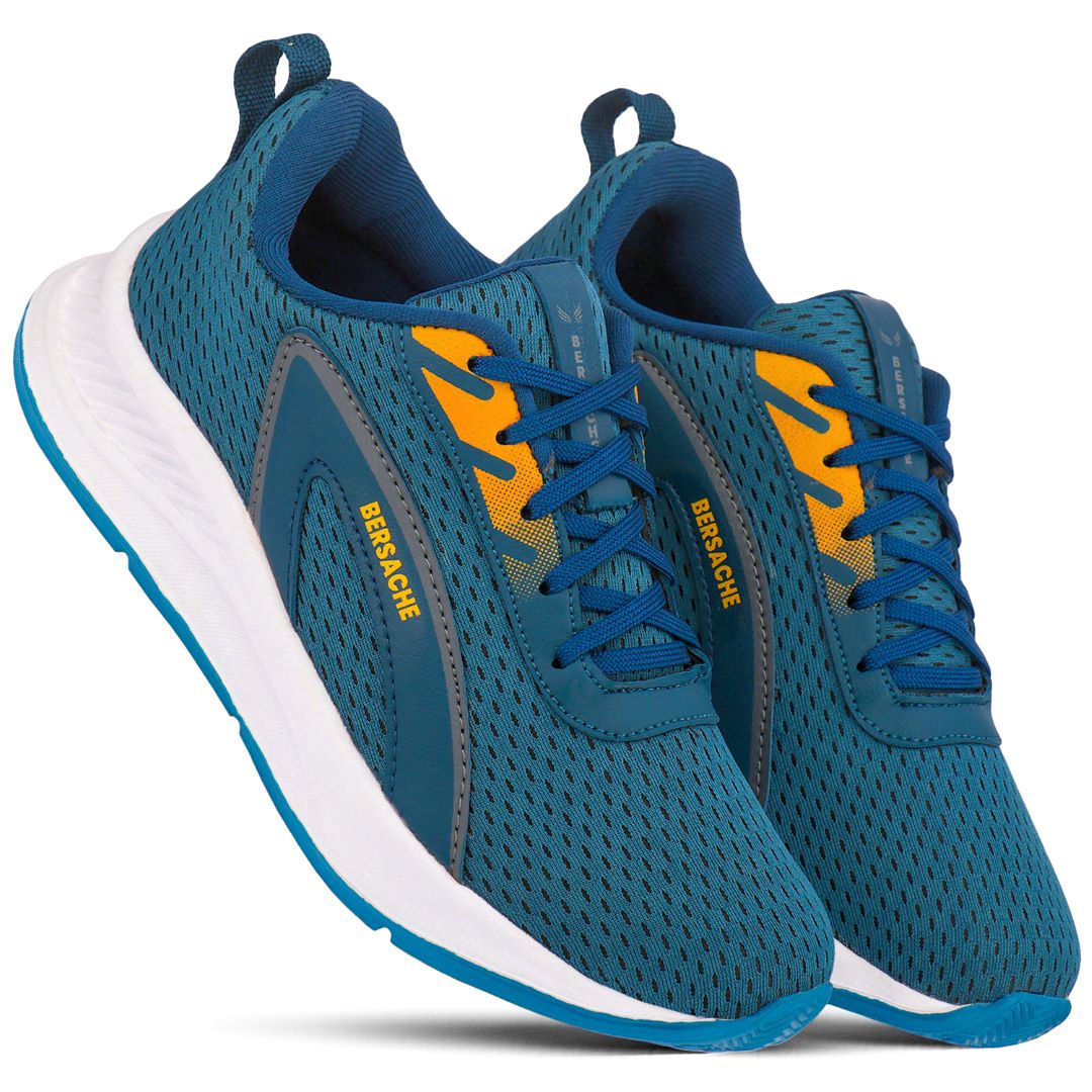 Bersache Premium Sports,Gym, Trending Stylish Running Shoes For Men (8090-Sky-Blue)