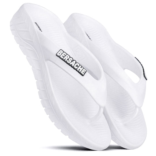 Bersache Extra Soft Classic Casual with  Regular wear with Ultra Soft & Flexibility Technology Sandal For men's & boy's-(6257-White)