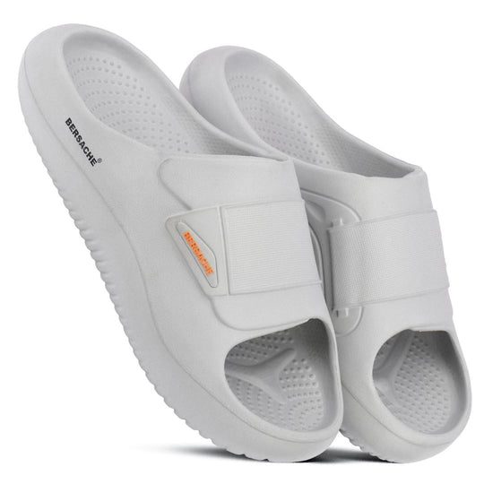 Bersache Extra Soft Classic Casual with  Regular wear with Ultra Soft & Flexibility Technology Flip-Flop for Men's-(6280-Grey)