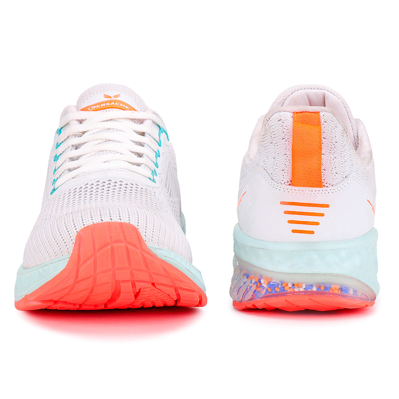 Bersache Lightweight Casual Sneaker Shoes For Men White-9036.