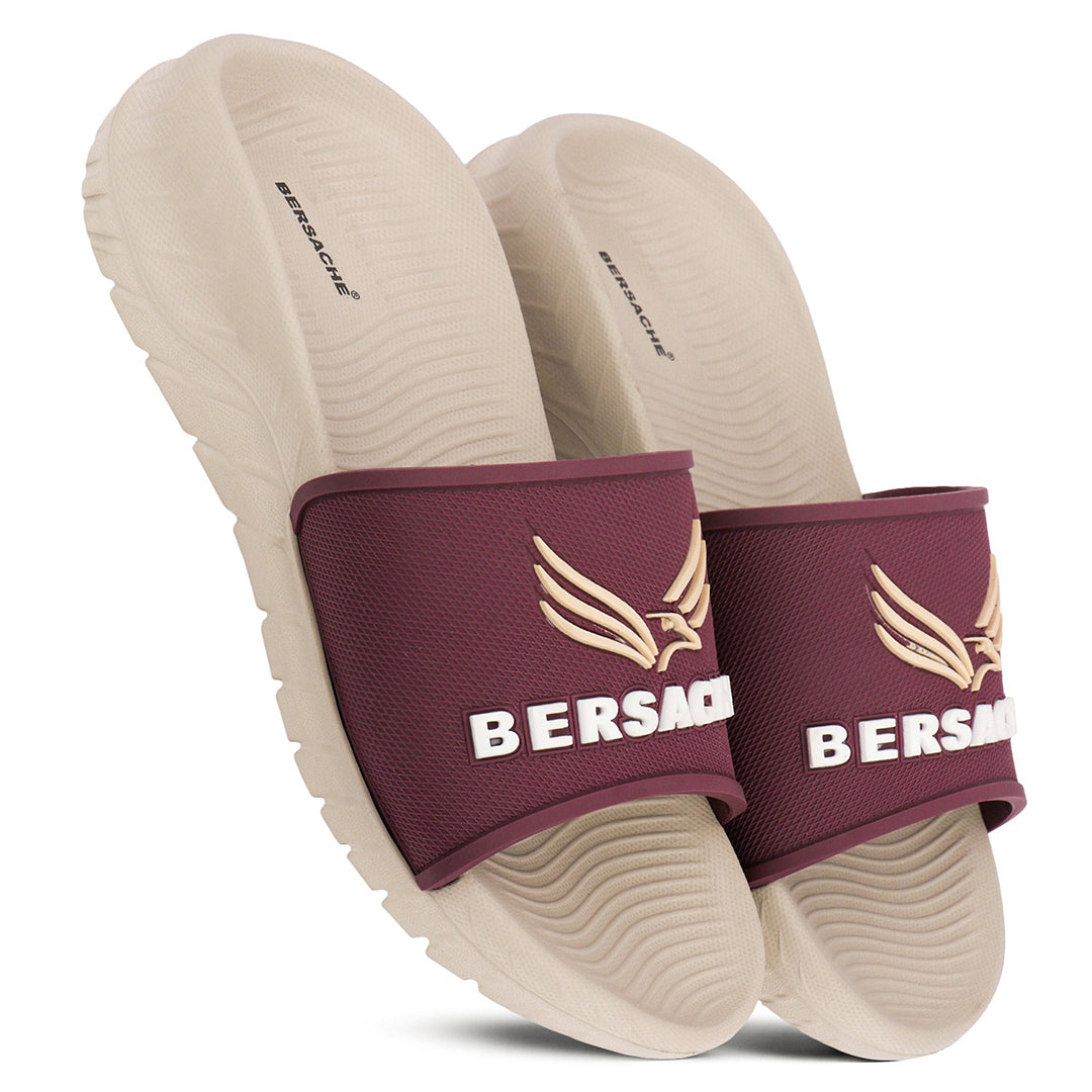 Bersache Extra Soft Classic Casual with  Regular wear with Ultra Soft & Flexibility Technology Flip Flop For Men's-(Beige-6327).