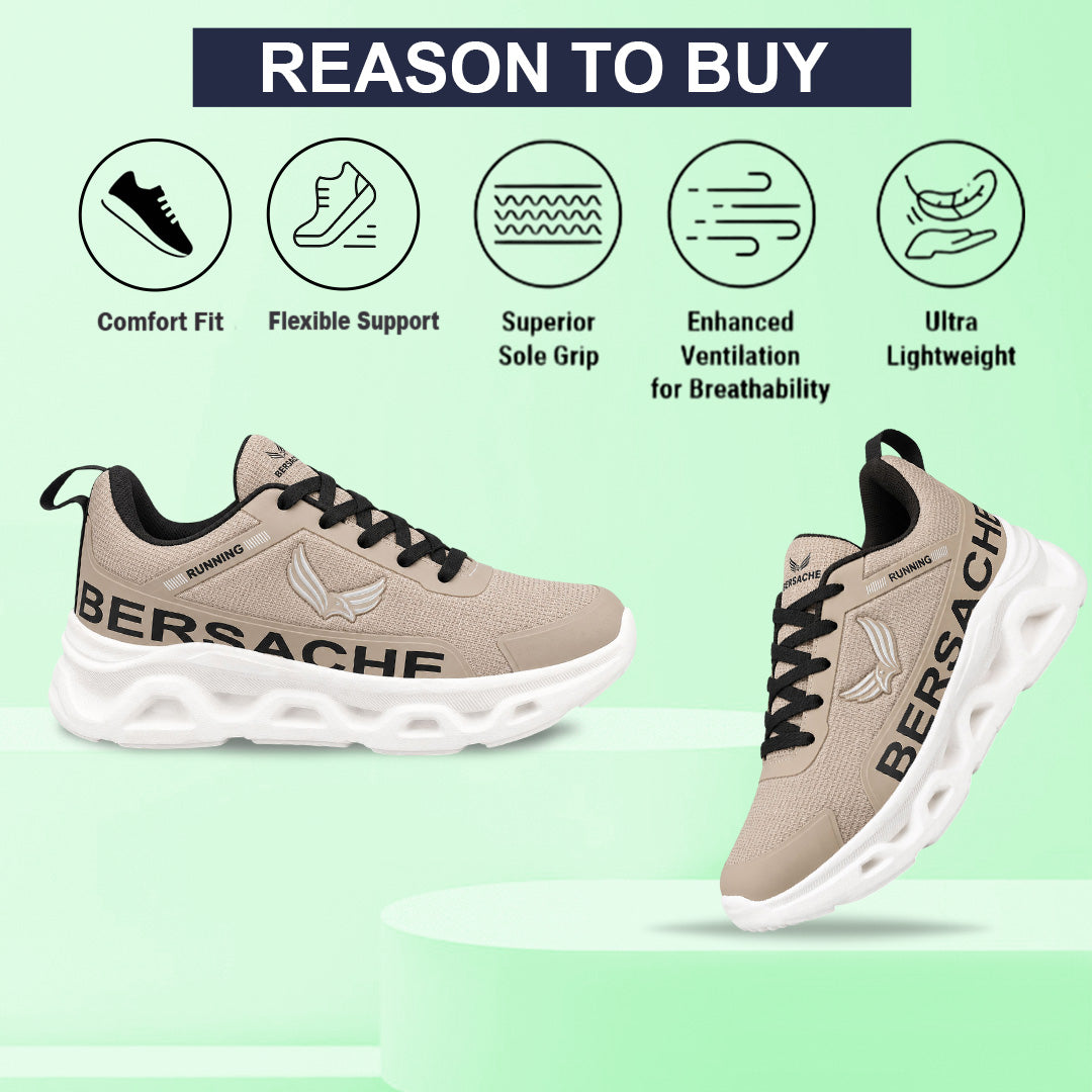 Bersache Premium Casual Shoes Men's-(8189-Brown)