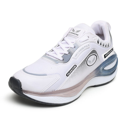 Bersache Premium Sports ,Gym, Trending Stylish Running Shoes For Men  (9201-White)