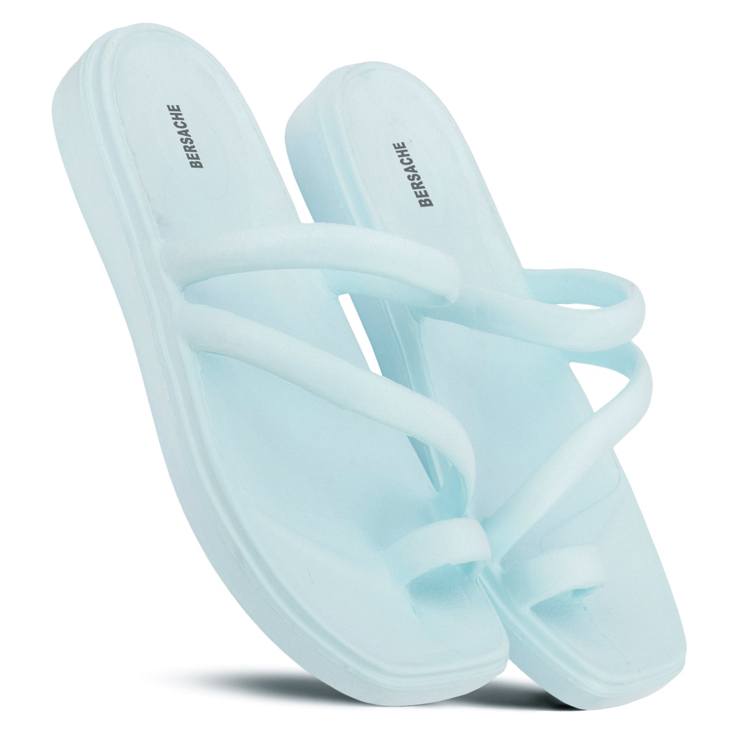 Bersache Extra Soft Classic Casual  with  Regular wear with Ultra Soft & Flexibility Technology Sandal for Women's-(6303-Blue)