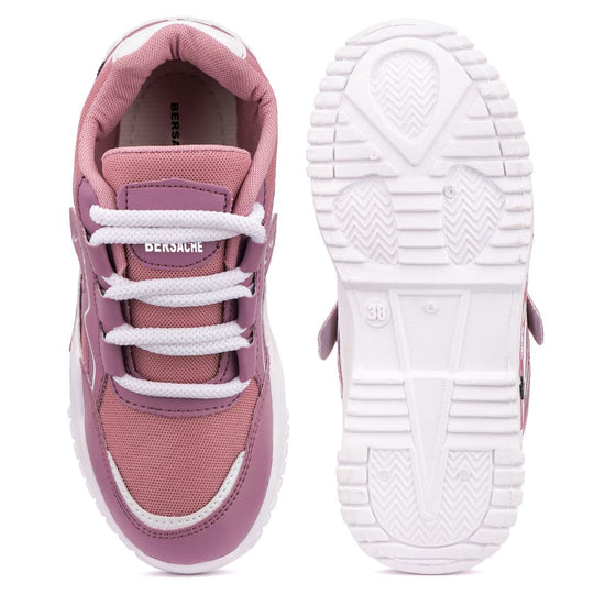 Bersache Premium Sports ,Gym, Trending Stylish Running Colour Changing shoes for Women (8103-Purple)