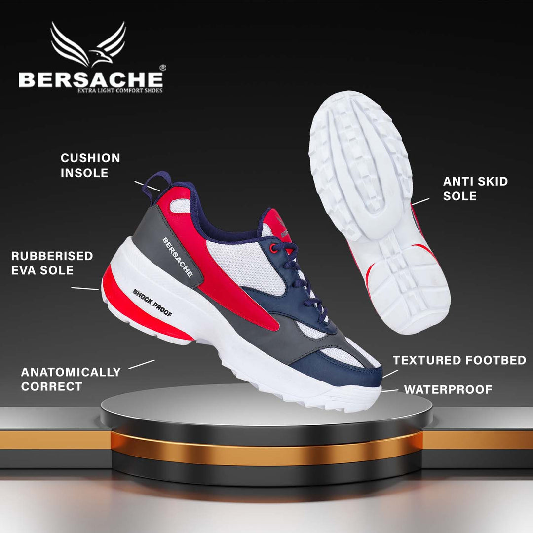 Bersache Lightweight Sports Shoes For Men -  7069