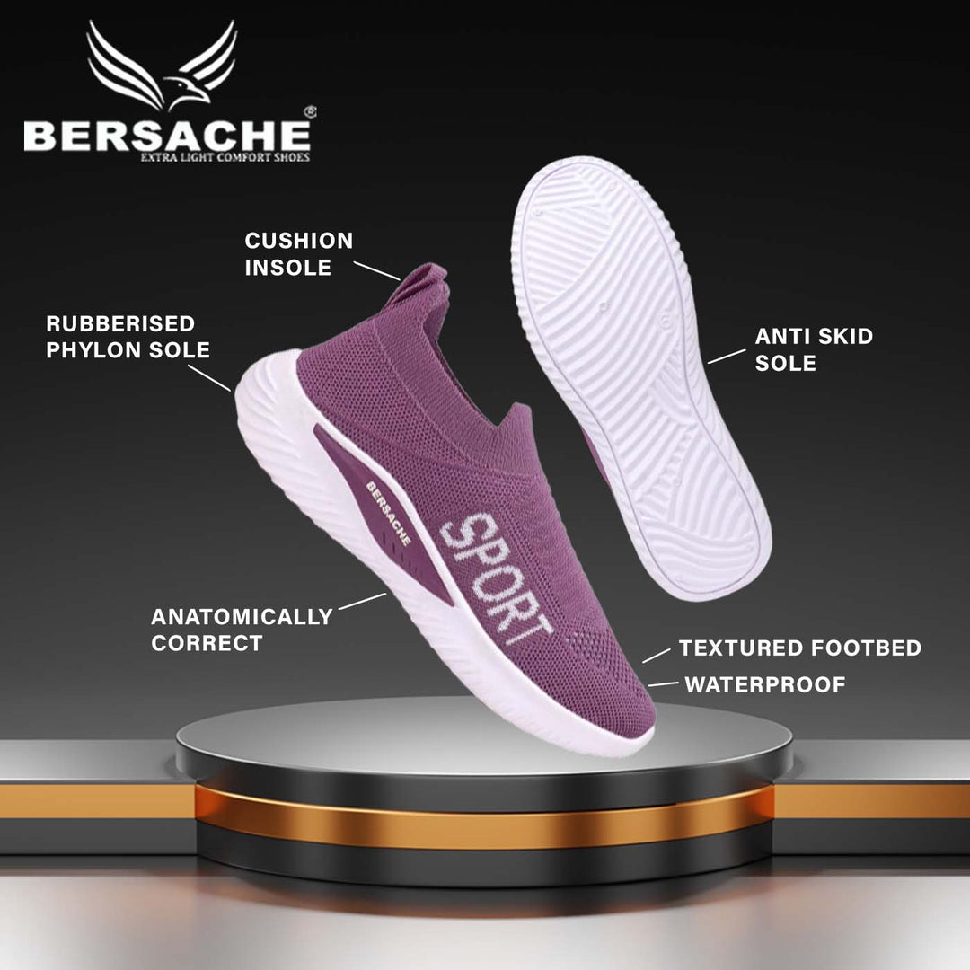 Bersache Lightweight Sports Running Walking Shoes For Women     -       7072