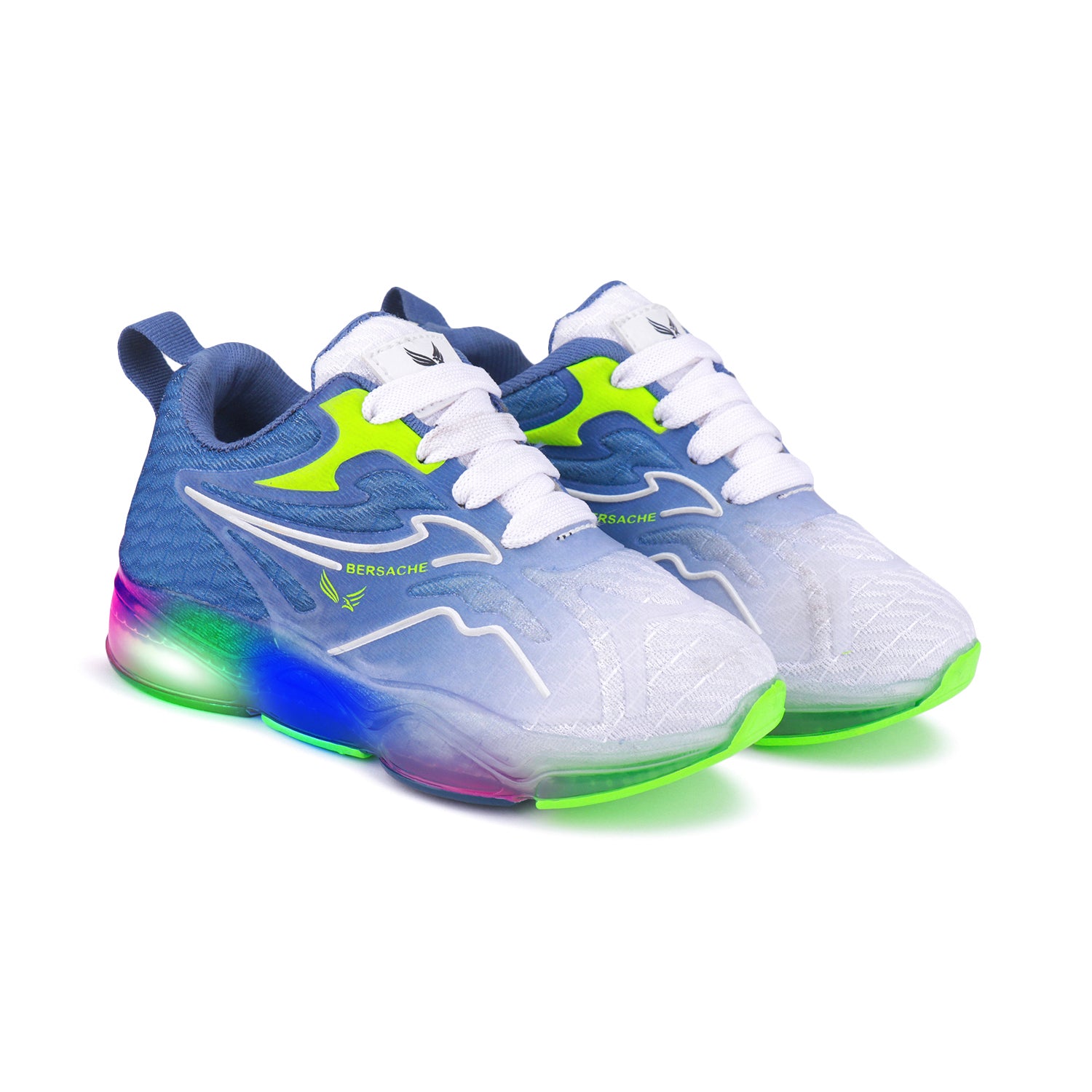 Bersache Casual Sneaker shoe for Kids|Soft Cushioned Insole,Slip-Resistance Casuals For Kids - Blue -8042.