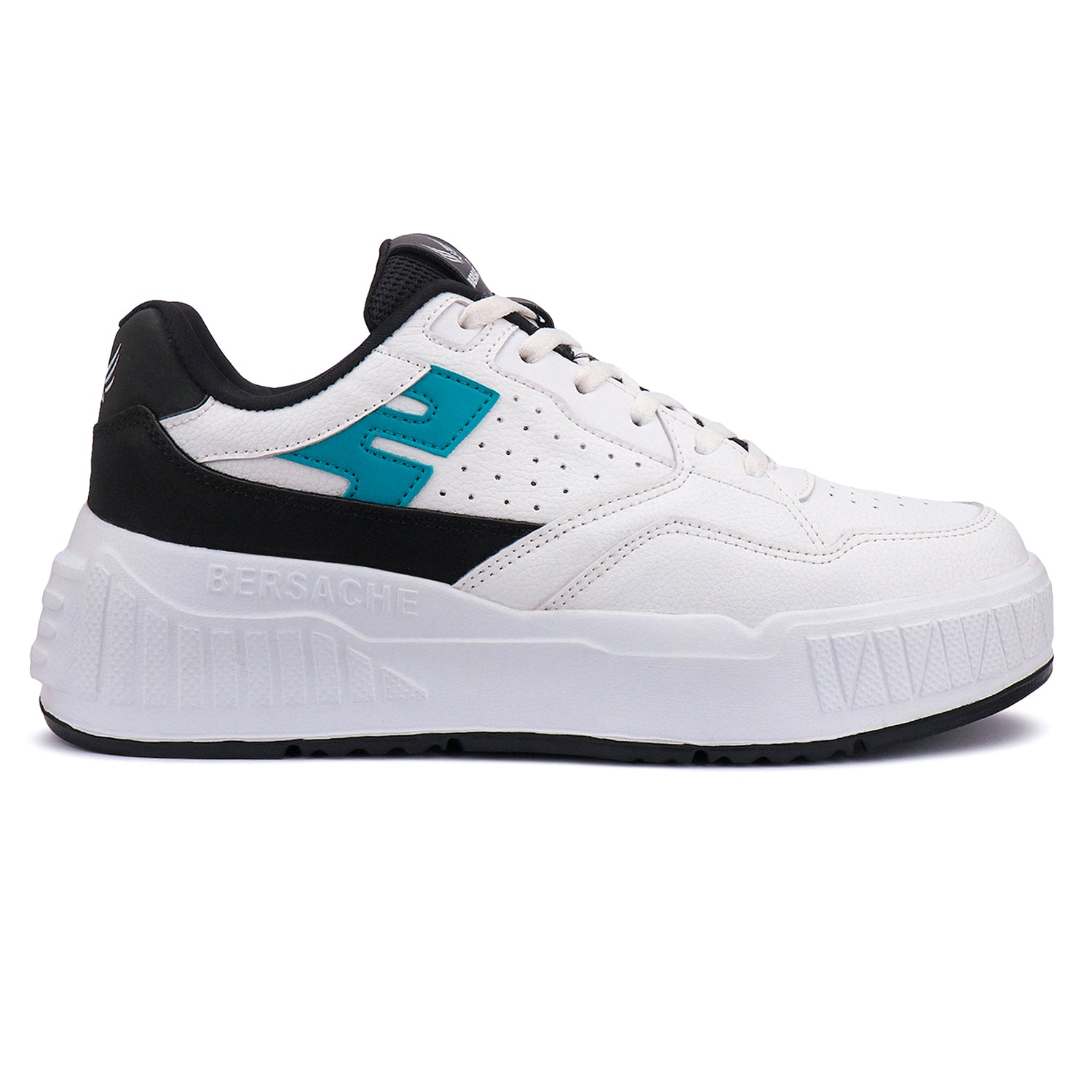 Bersache Sneaker, Loafers ,Casual With Extra Comfort Sneakers For Men's/Boy's (8047-White & Black) .