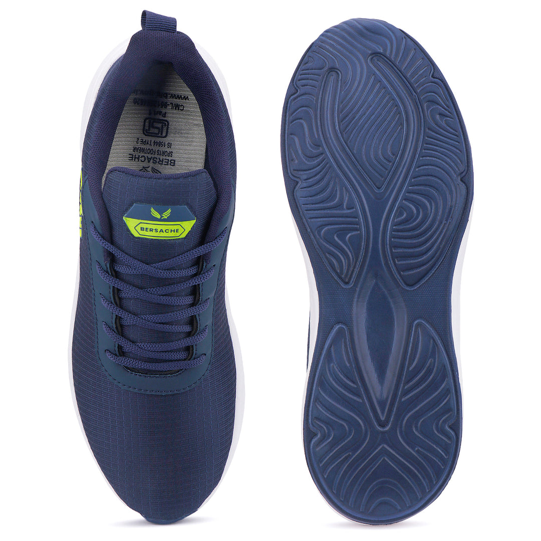 Bersache Premium Sports ,Gym, Trending Stylish Running Shoes For Men Blue-8069