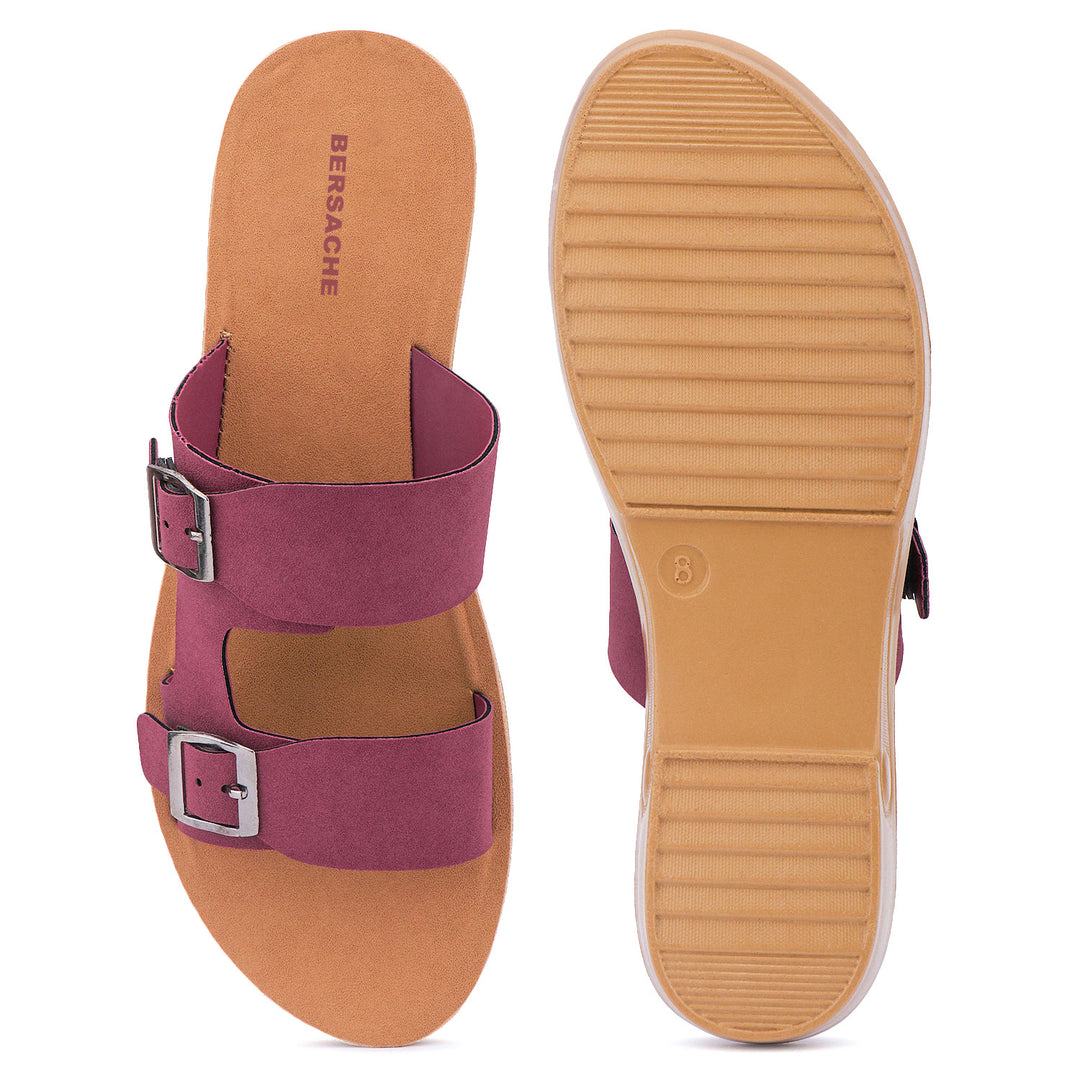 Bersache Extra Soft Classic Casual with  Regular wear with Ultra Soft & Flexibility Technology Sandal's For Women's & Girl's-Brown-6233