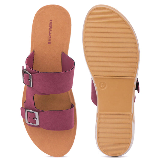 Bersache Extra Soft Classic Casual with  Regular wear with Ultra Soft & Flexibility Technology Flip Flop For women's/Girl's-(Brown-6233)