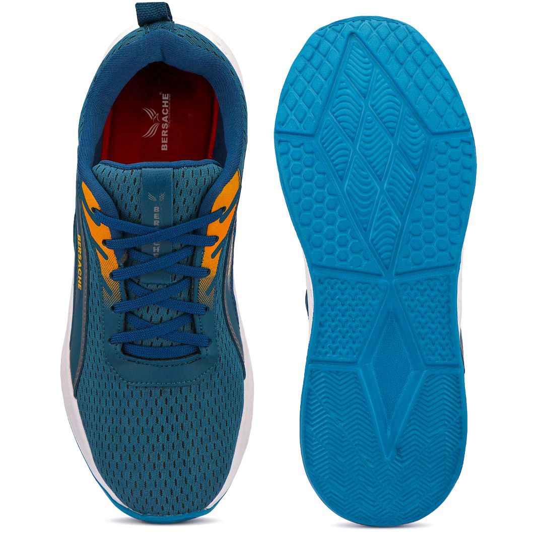 Bersache Lightweight Casual Sneaker Shoes For Men (Sky-Blue-8090)