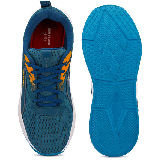 Bersache Lightweight Casual Sneaker Shoes For Men (Sky-Blue-8090)