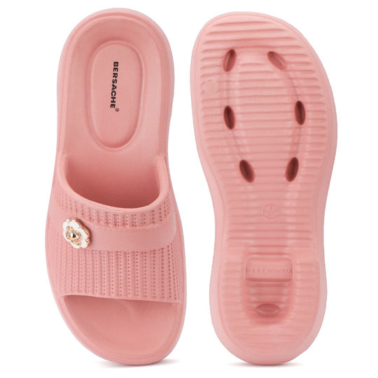 Bersache Extra Soft Classic Casual CHAPPAL with  Regular wear with Ultra Soft & Flexibility Technology  Slippers for Women's-(6292-Pink)