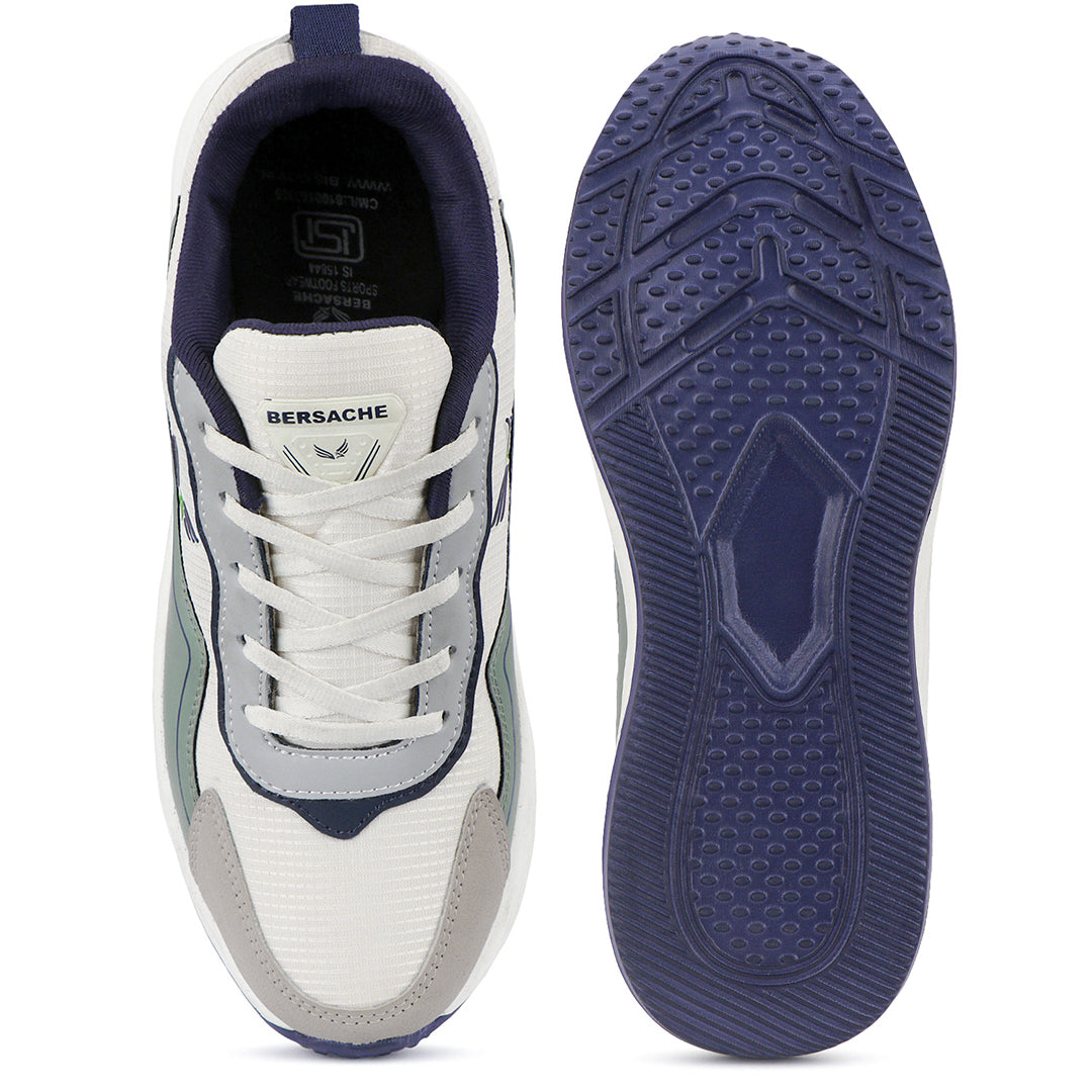 Bersache Casual Sneaker shoe for Men| Soft Cushioned Insole , Slip-Resistance Casuals For Men (Green-8146)