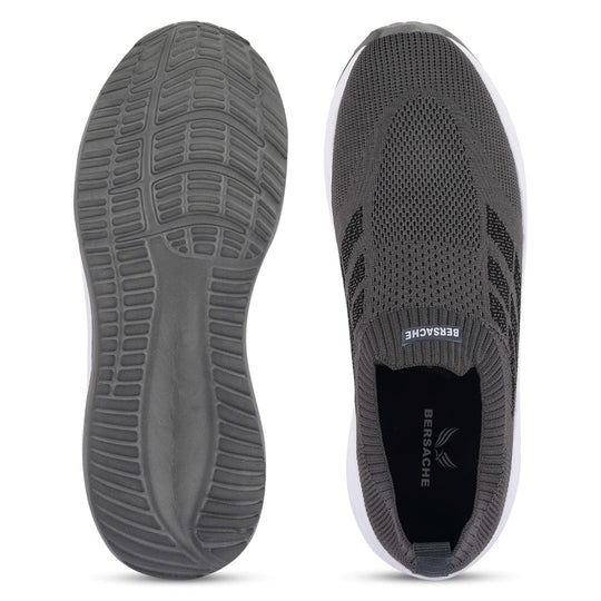 Bersache Lightweight Casual Sneaker Shoes For Men (8110-Grey)