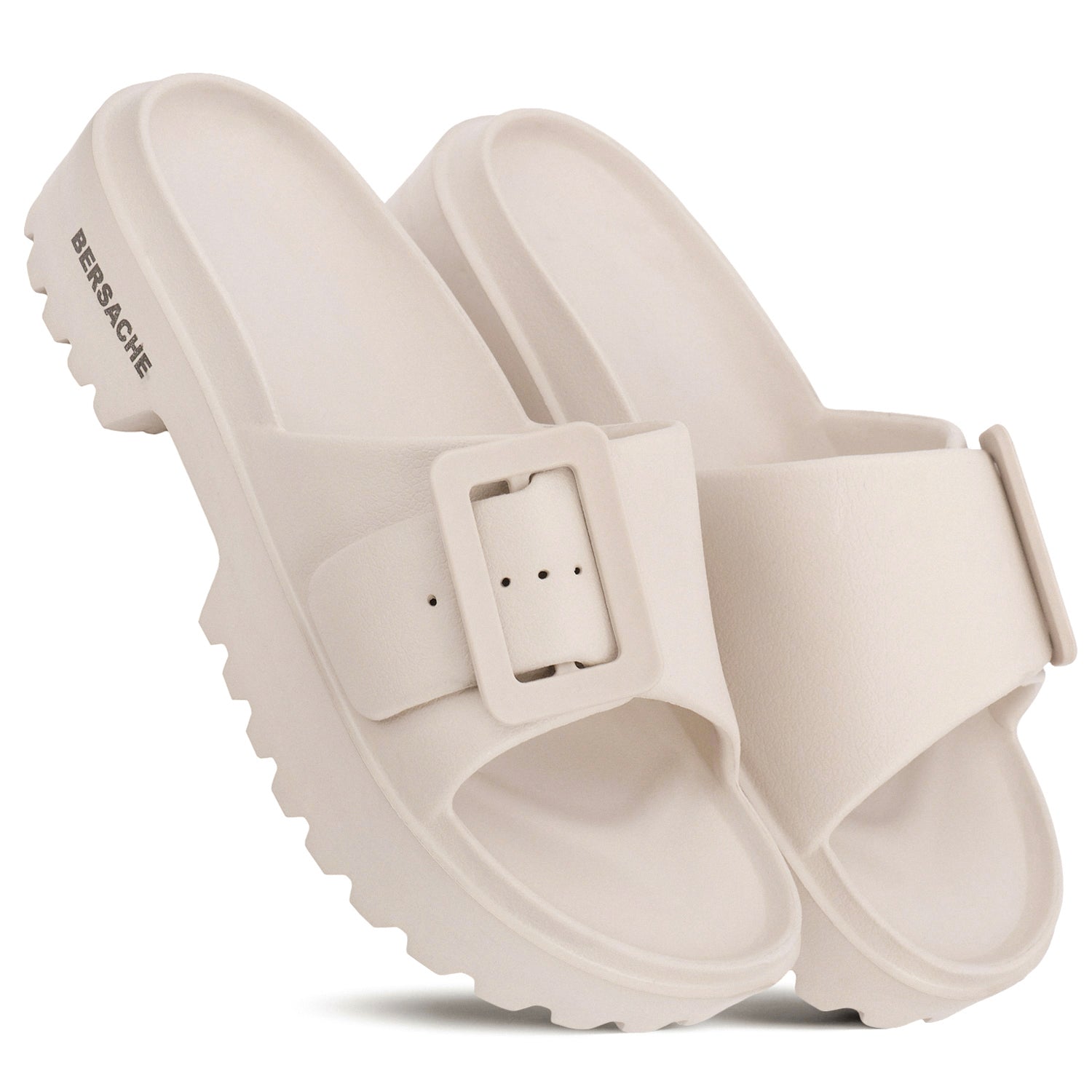 Bersache Extra Soft Classic Casual  with  Regular wear with Ultra Soft & Flexibility Technology Flip-Flop for Women's-(6308-Beige)