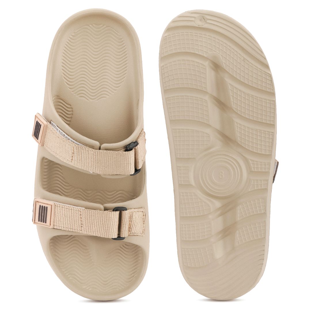 Bersache Extra Soft Classic Casual with  Regular wear with Ultra Soft & Flexibility Technology Sandal For Men's & Boy's-(Beige-6287).