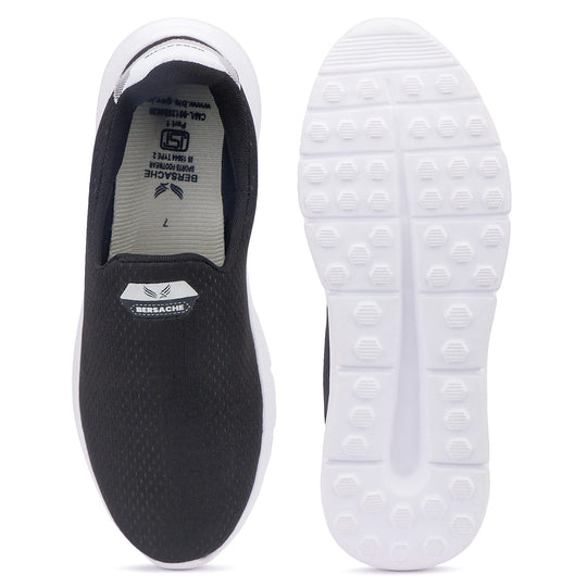 Bersache Lightweight Sports Running Shoes For Men Black-8070
